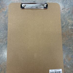8.5"x11" Wood Clipboard
