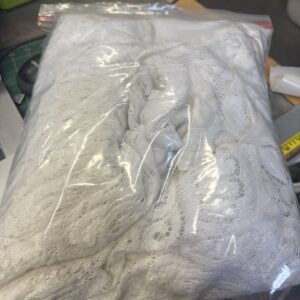 5'x7' White Lace Table Cloth