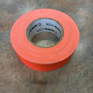 2" Flo. Orange Gaffers Tape