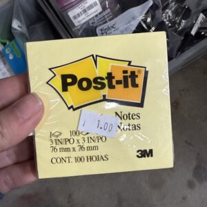 3" Yellow Sticky Notes