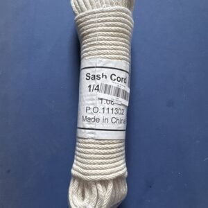 100' (1/4") White Sash
