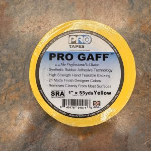 1" Yellow Gaffers Tape
