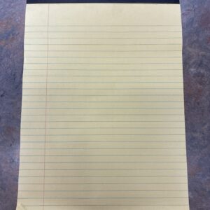Yellow Legal Pad (8.5x11")