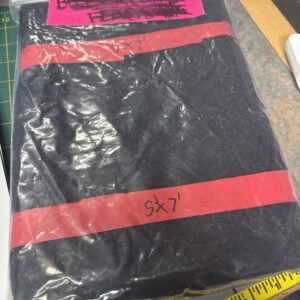 5x7' Black Lace Curtain