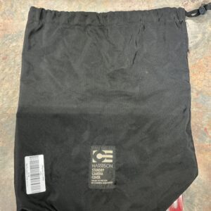 12"x10" Black Drawstring Bag