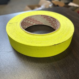 1" Flo. Yellow Paper Tape