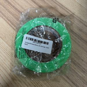 1" Flo. Green Paper Tape