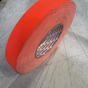 1" Flo. Orange Paper Tape