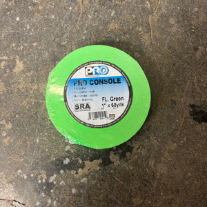 1" Flo. Green Gaffers Tape