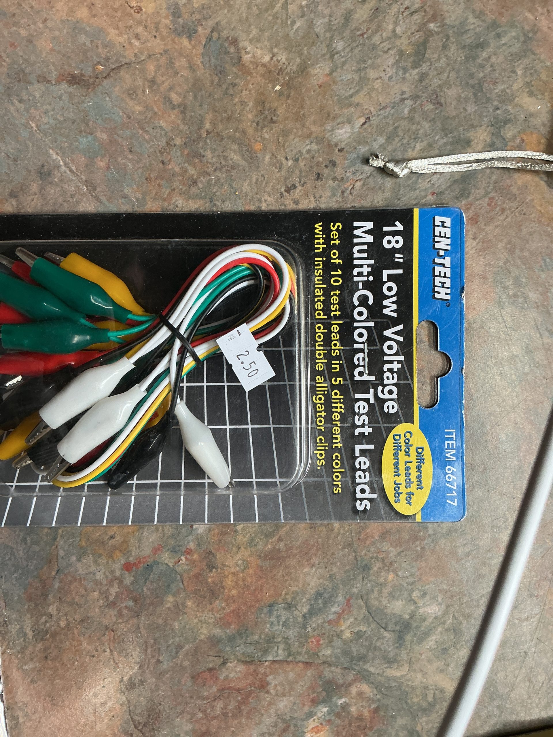18" LOW VOLTAGE TEST LEADS