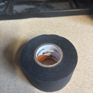 2" Black Reg. Core Gaffers Tape
