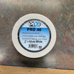 2" White Reg. Core Gaffers Tape