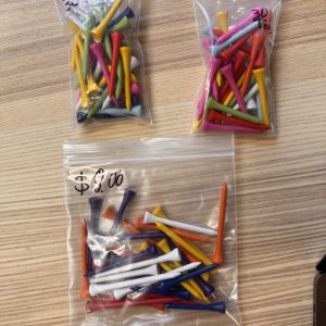 Assorted Color Golf Tees(30)