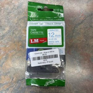 12mm LM ---Blue on White