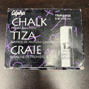 5/8 White Chalk(12)