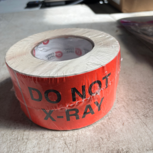 2" Orange 'Do Not X-Ray' Label