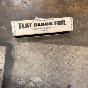 Flat Black Foil (12"x50')