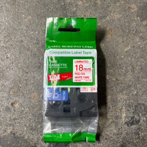 18mm LM----Red on White