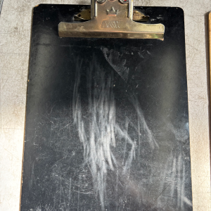 8.5x11" Plastic Clipboard