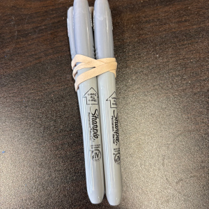 Permanent Marker---Silver Regular Tip