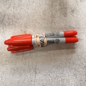 Permanent Marker---Red Twin Tip