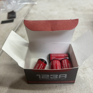 123A 3 Volt Battery