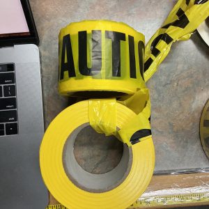 3" x 1000' Yellow Caution Tape