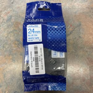 24mm AZE ---Blue on White