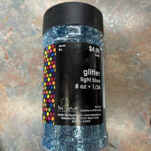 8oz Glitter - Light Blue