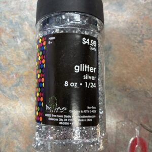 8oz Glitter - Silver
