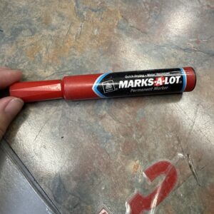 Marks A Lot Permanent Marker Red