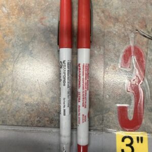 Permanent Marker-- Red Fine Tip