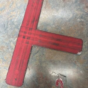 Large Metal T Mark