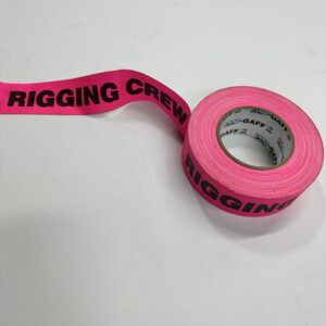 2" Pink Gaffers Tape(Graphic "rigging")