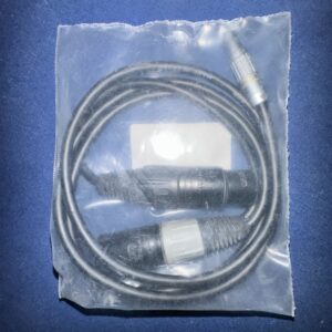 12" Y Cable w/ 3-Pin XLR Male & Female to 3.5' 5-Pin Lemo