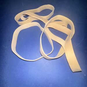 1/2"Wide Red Rubber Bands(5)